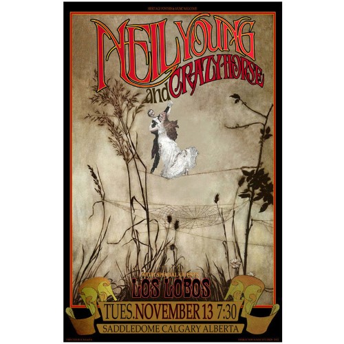 Neil Young Concert Promo Poster