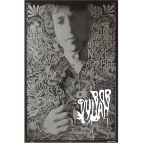 Bob Dylan Concert Promo Poster