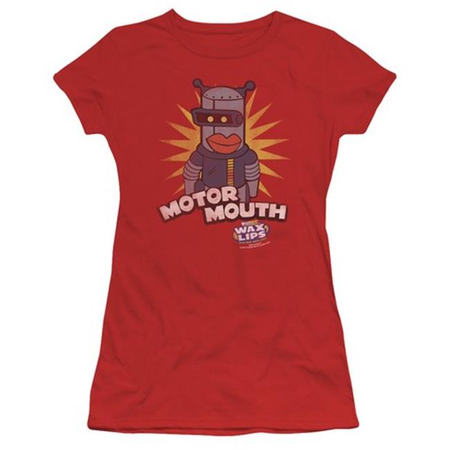Trevco Dubble Bubble-Motor Mouth - Short Sleeve Junior Sheer Tee - Red  2X