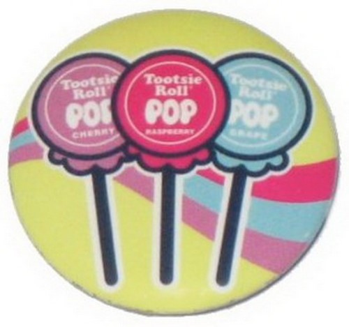Tootsie Roll Pop Flavors Button