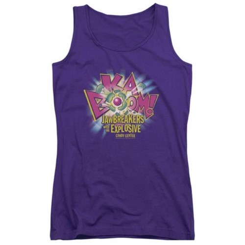 Trevco Dubble Bubble-Ka Boom - Juniors Tank Top - Purple, Extra Large