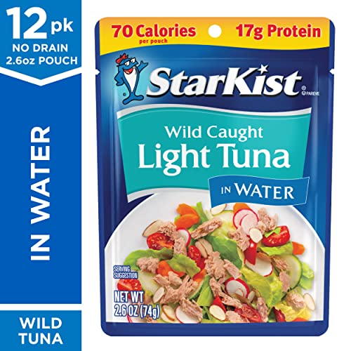 StarKist Chunk Light Tuna in Water  2.6 Oz  12 Pouches thumbnail