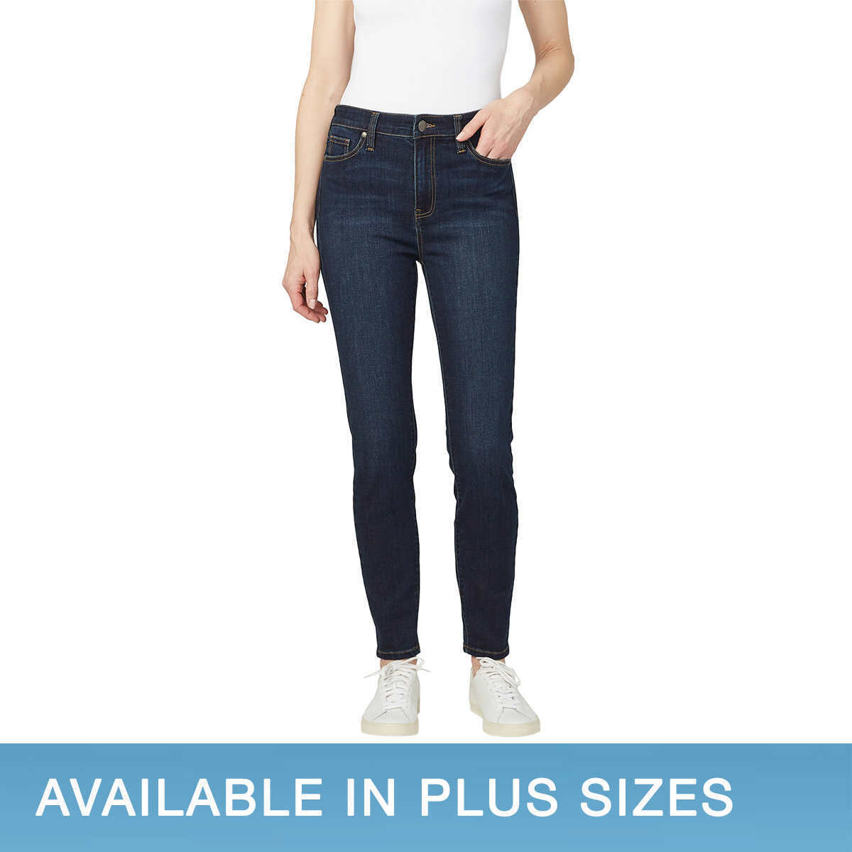 Buffalo Ladies  High Rise Stretch Skinny Jean  Howling Night Blue 6/28