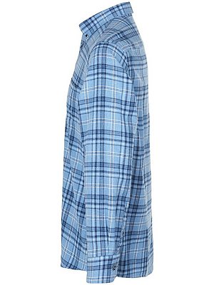 La Chemise à Carreaux 100% Coton  Bugatti Bleu thumbnail