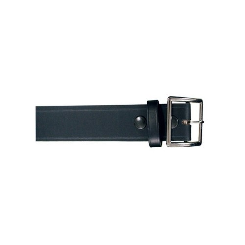 Boston Leather 6505-2-42B Clarino Black Brass Buckle 1.75' Garrison Leather Belt