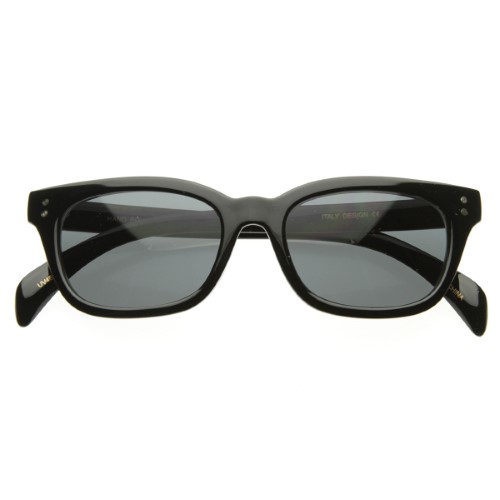 Vintage Bold Premium ZeroUV Quality Small Oval Horned Rim Sunglasses - 8367
