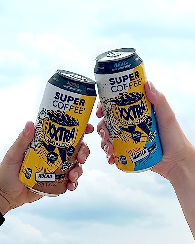 Super Coffee XXTRA, Iced Coffee (0g Added Sugar, 7g Protein, 130 Calories) [Mocha] 15 Fl Oz, 12 Pack | Iced Coffee, Protein Coffee, Coffee Drinks, Sma thumbnail