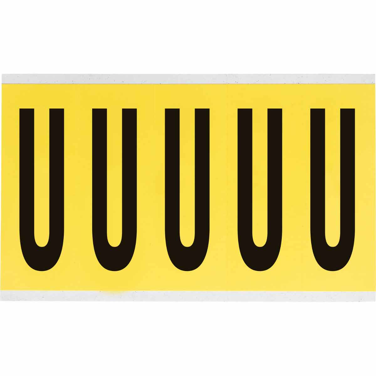 Brady 3460-U Self-adhesive Label Rectangle Removable Black, Yellow...
