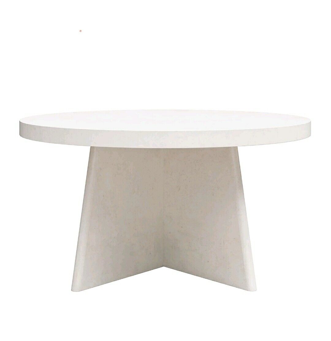 Liam Round Coffee Table  Plaster