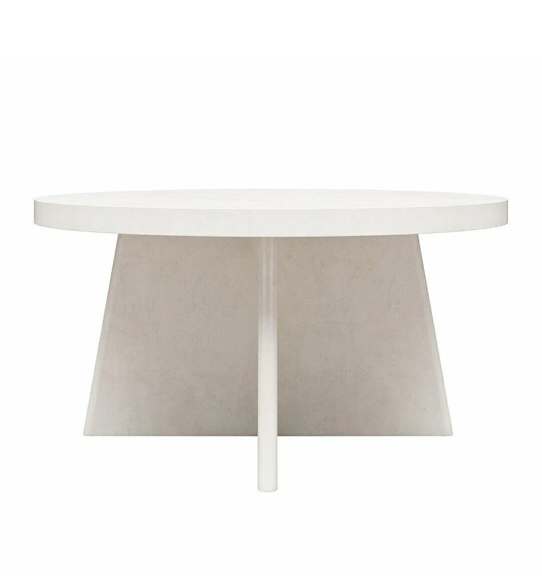 Liam Round Coffee Table  Plaster