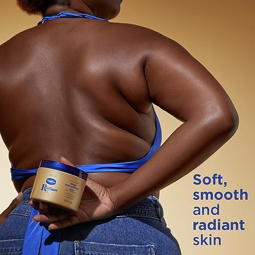 Vaseline Radiant X Deep Nourishment Body Cream 100% Pure Shea Butter  Coconut Oil  Vitamin C  & Peptides  10 Oz thumbnail