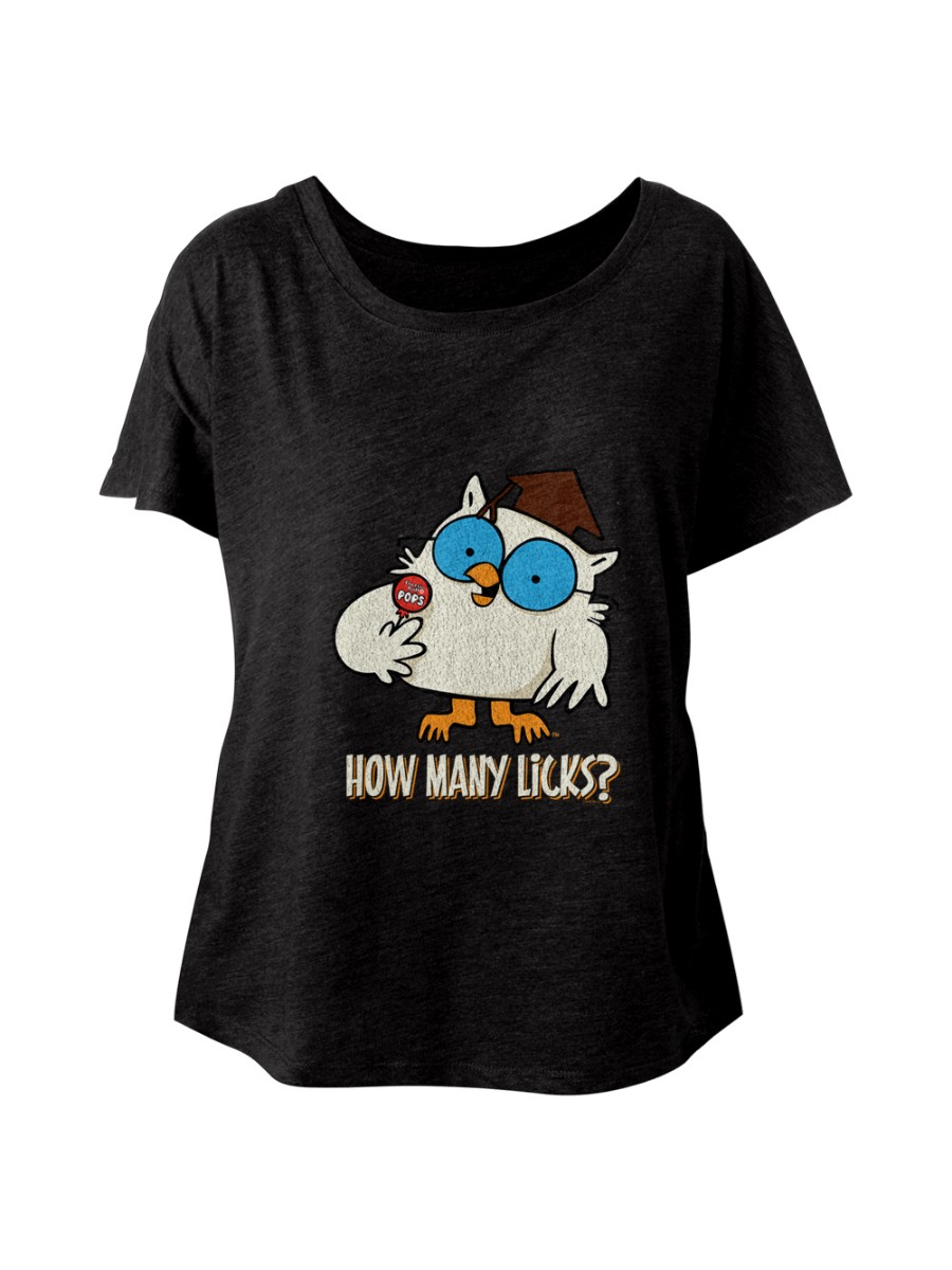 Tootsie Roll Manylicks Black Junior Women S Dolman T-Shirt
