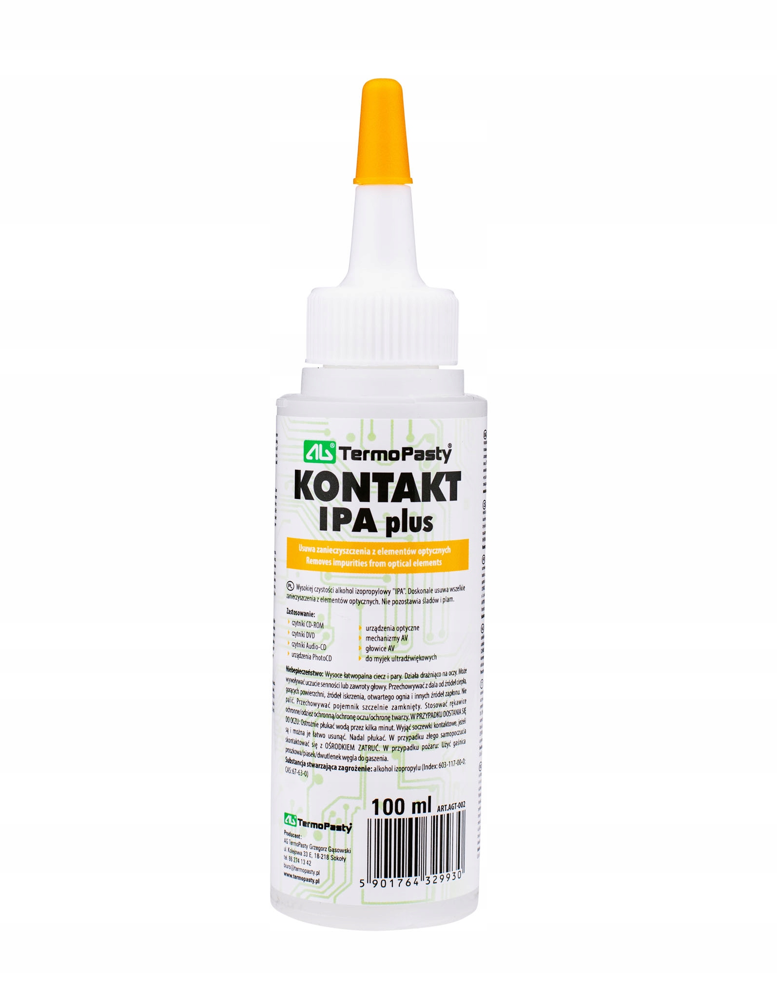 Alkohol Izopropylowy Kontakt Ipa Plus 100 Czyszcz.