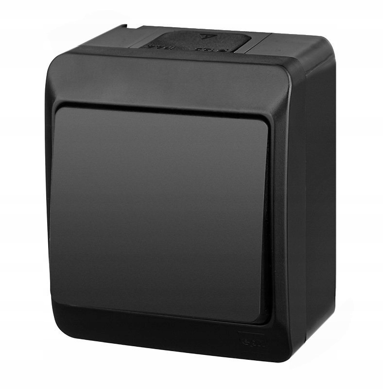 Hermes Łącznik Schodowy Czarny IP44 0331-09