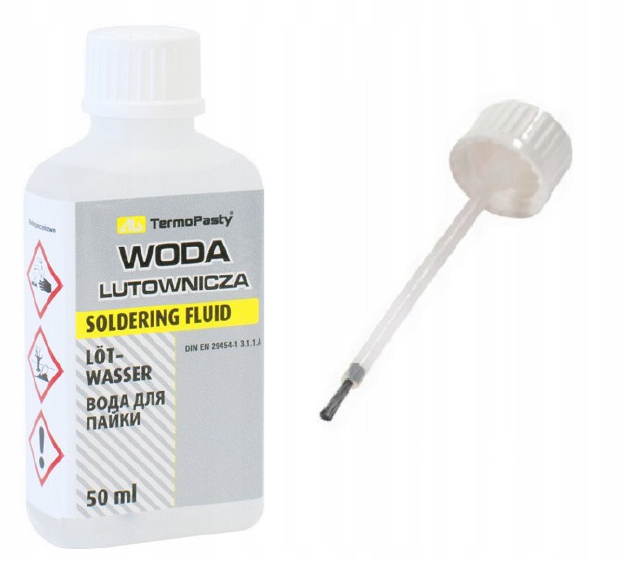 AG204.1 Woda Lutownicza 50ml Do Blachy Ocynkowanej