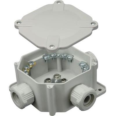 Puszka Hermetyczna N/t Z Dławikami IP67 75x75x33mm