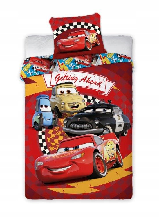 Pościel 140x200 Auta Cars Zygzak Mcqueen Samochody