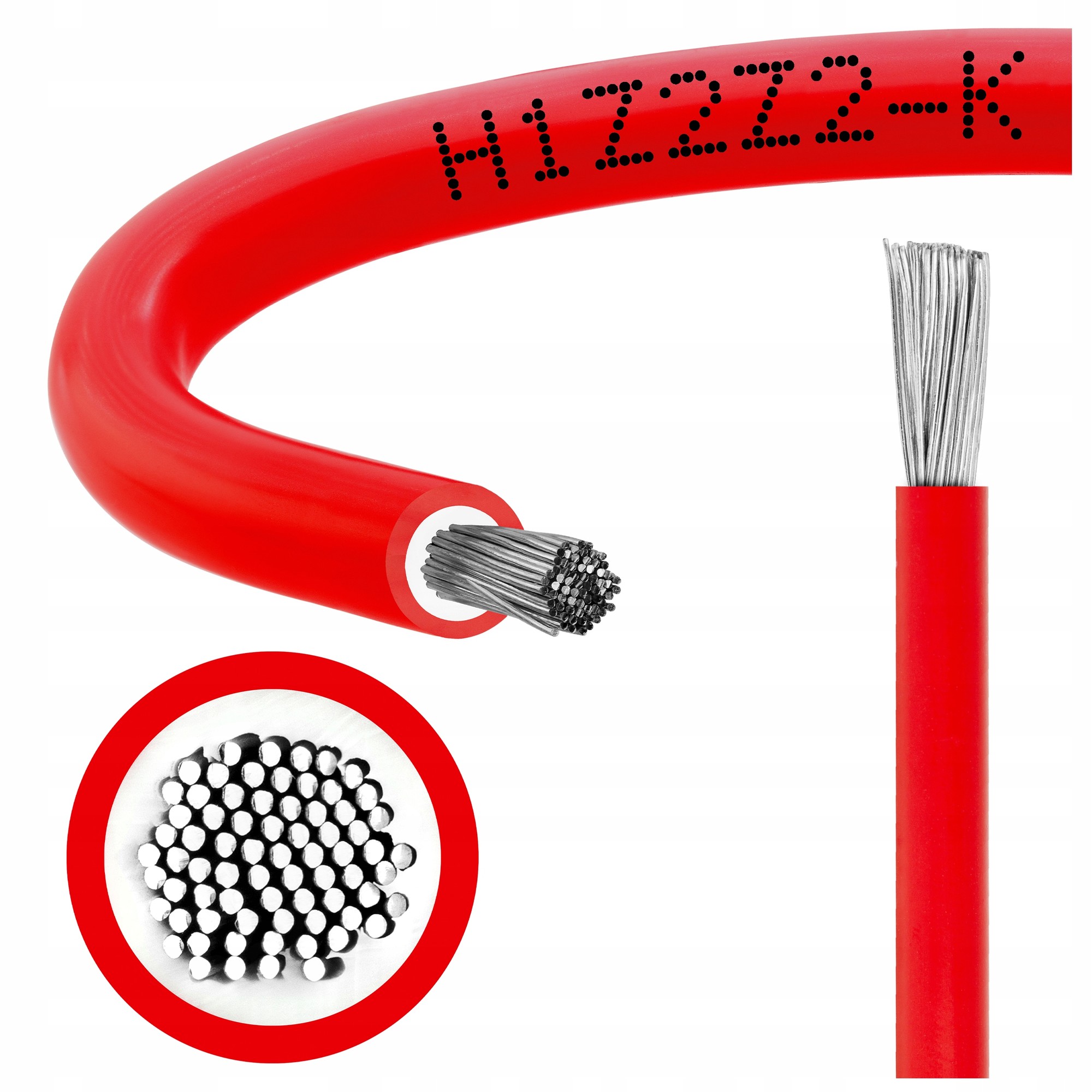 Kabel Solarny Słoneczny H1Z2Z2-K 1500V Pv MC4 6mm