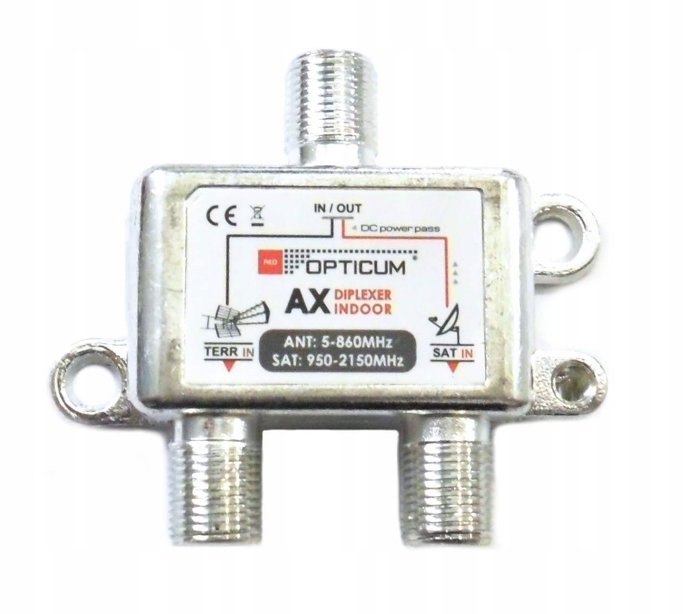 Sumator TV/sat 5-860 MHZ,950-2150MHZ Hq Series