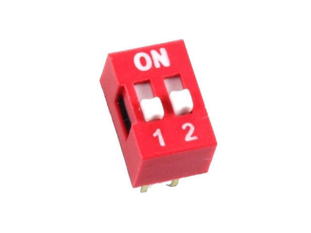 Dip Switch Slide X2PIN 2-SZTUKI