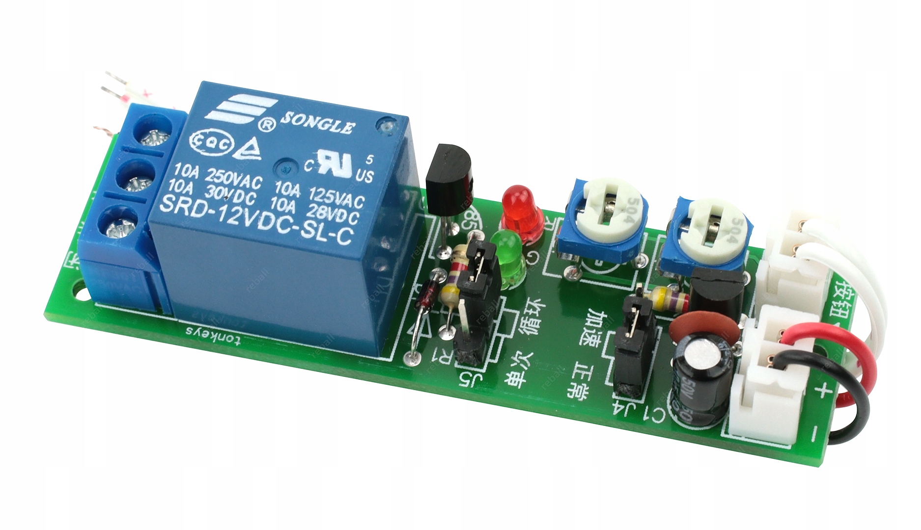 Przekaźnik Czasowy Timer Moduł JK11 1sek-15min 12V