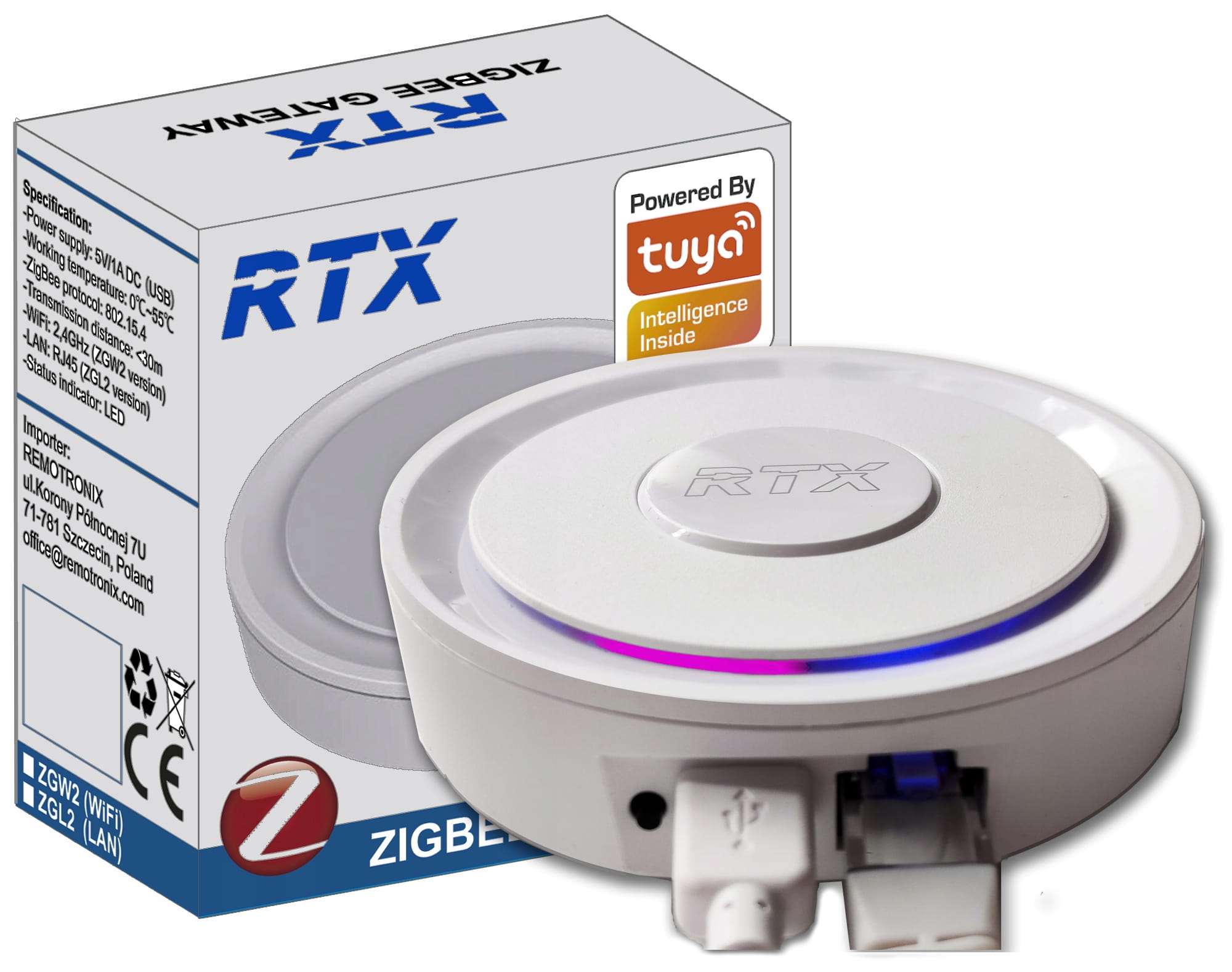 Bramka Rtx Bridge Lan Zigbee, Tuya