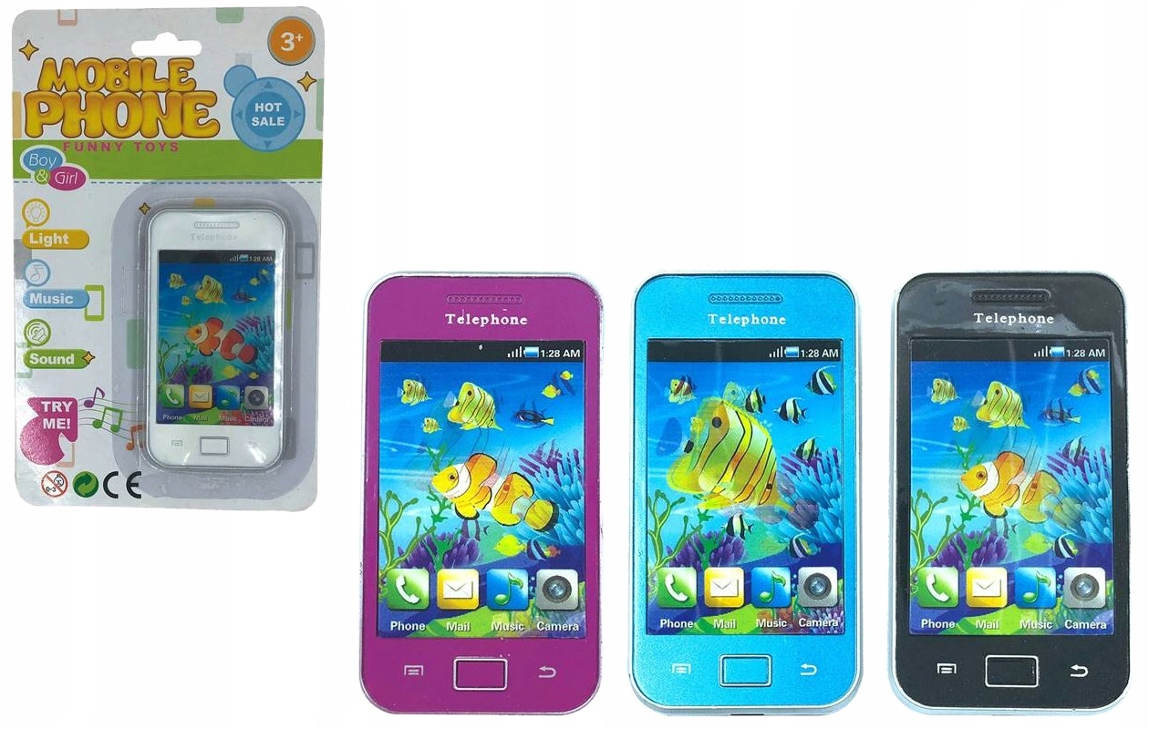 Dotykowy Smartfon 3D Dźwięk Telefon Zabawka 4542