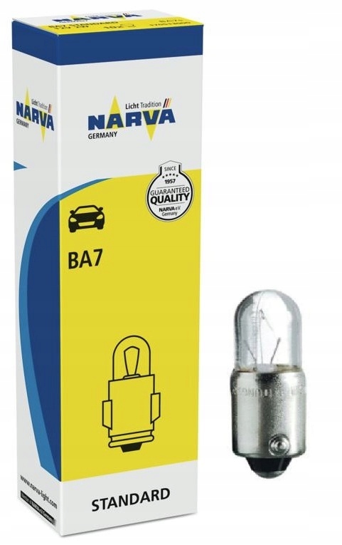 Żarówka Narva 17051 12V 2W BA7S