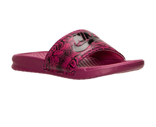 NIke WMNS Benassi JDI Print 618919 600 (Fuchsia/black, 10 B(M) US) (Fuchsia/black, 11 B(M) US)