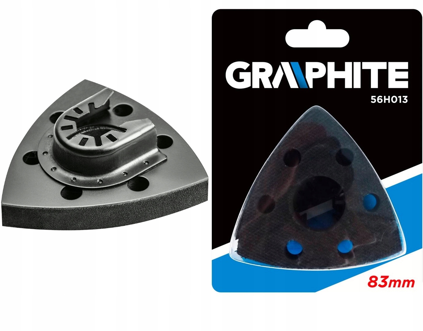 Graphite Stopa Szlifierska Z Rzepem 83mm 56H013