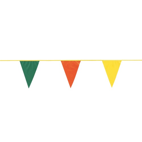 Stein Ad Promos LLC Plastic Red, Yellow and Green Pennant Flags