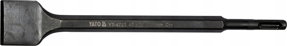 YATO YT-4723, SDS Plus Flat Chisel 40mm Wide, 250mm Long CrV Steel
