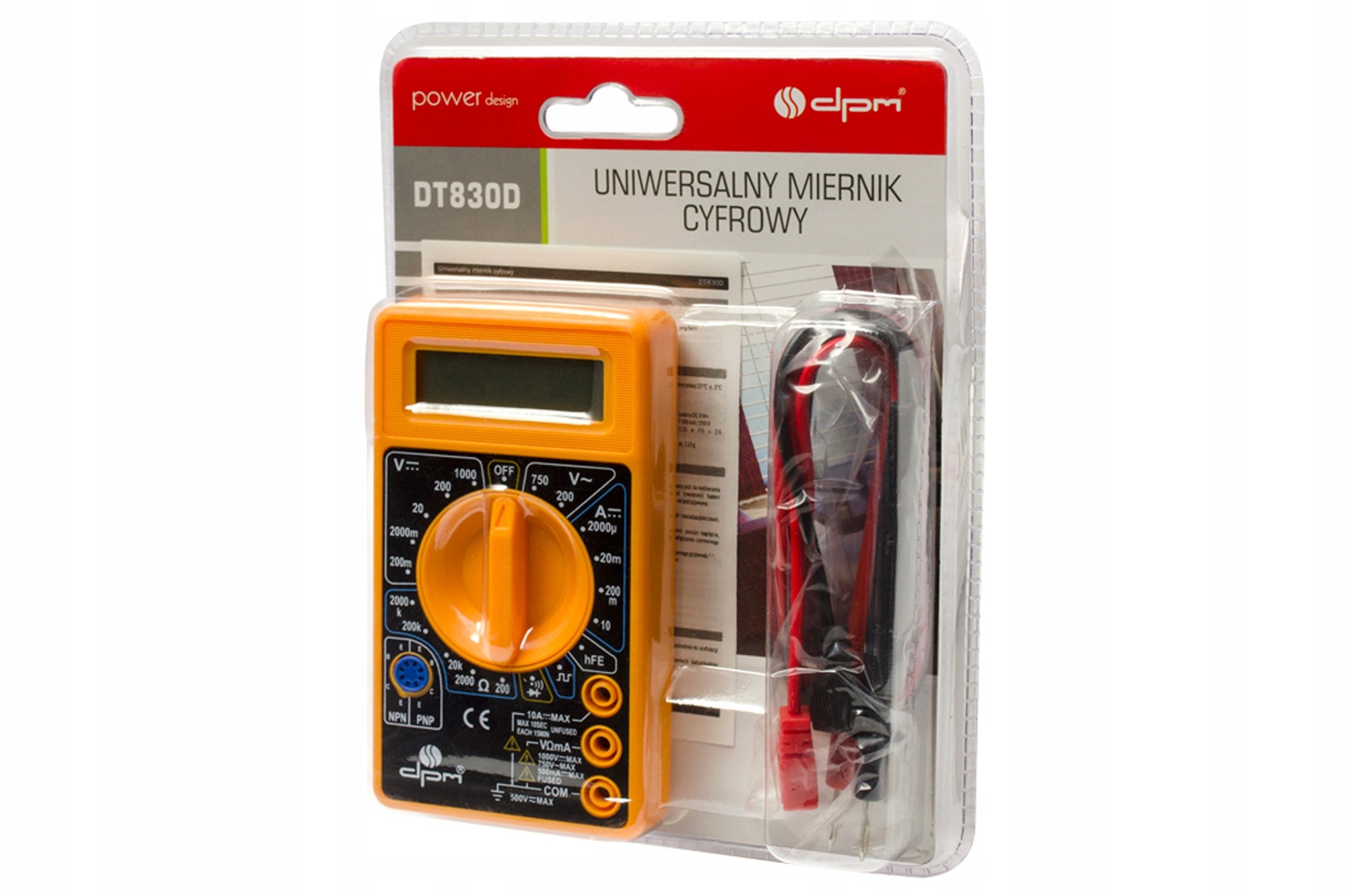 Multimetr Ręczny Dpm DT830D