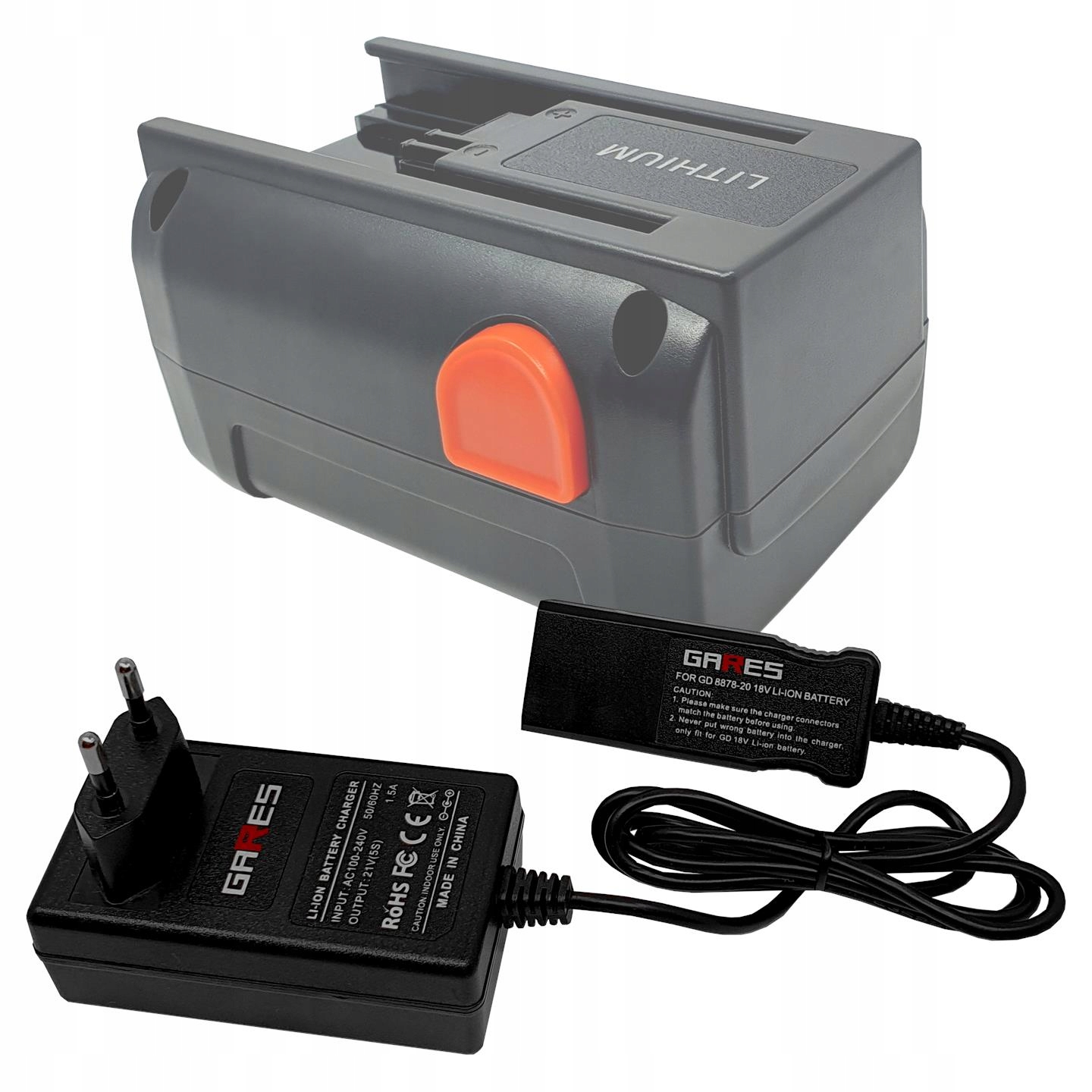 Ładowarka Do Gardena 8878-20 8835 8839 Li-Ion 18V