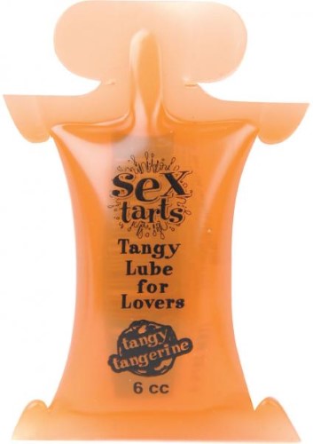 Sex Tarts Flavored Water Based Lubricant 6 CC Pillow Tangerine 96 per Lot