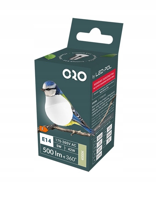 Żarówka LED E14 5W Toto 4000K