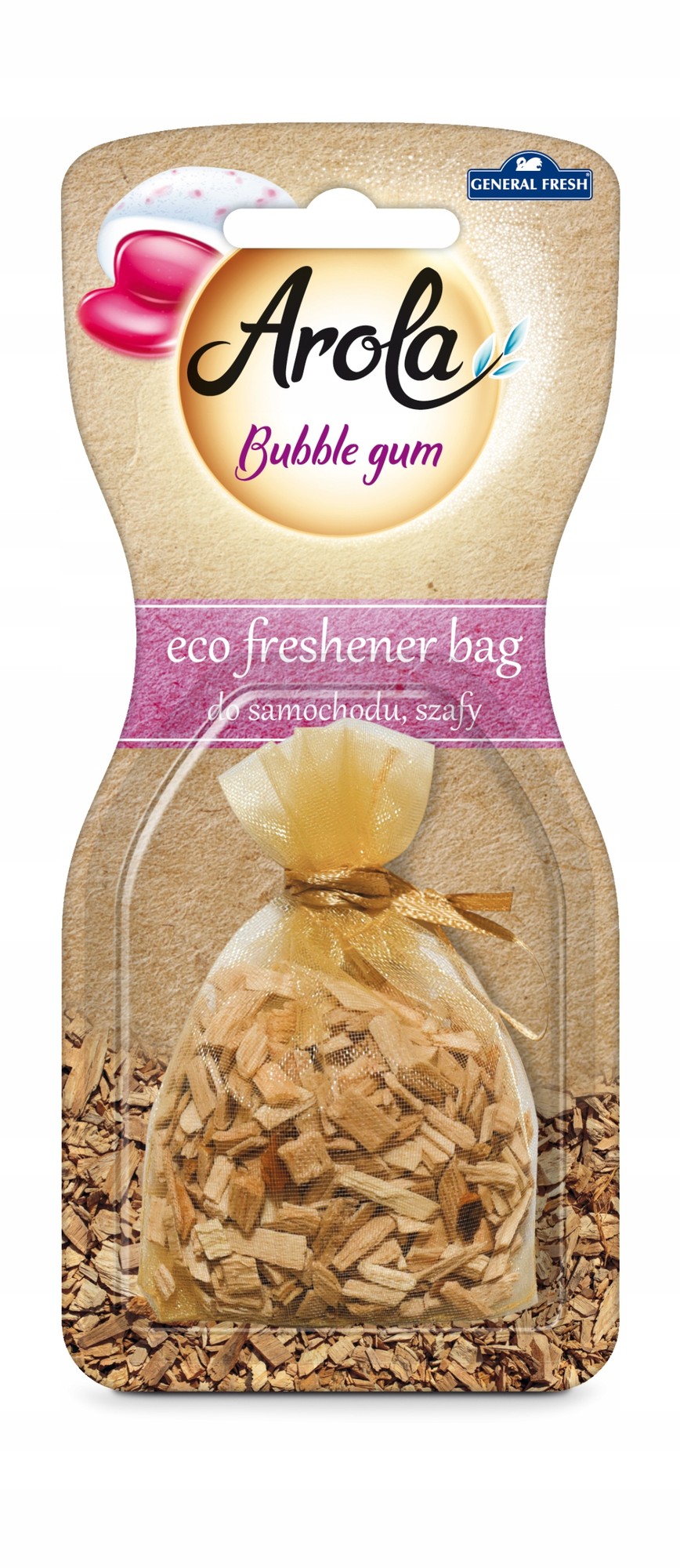 Odświeżacz Samochodowy Eco Bag Bubble Gum Arola