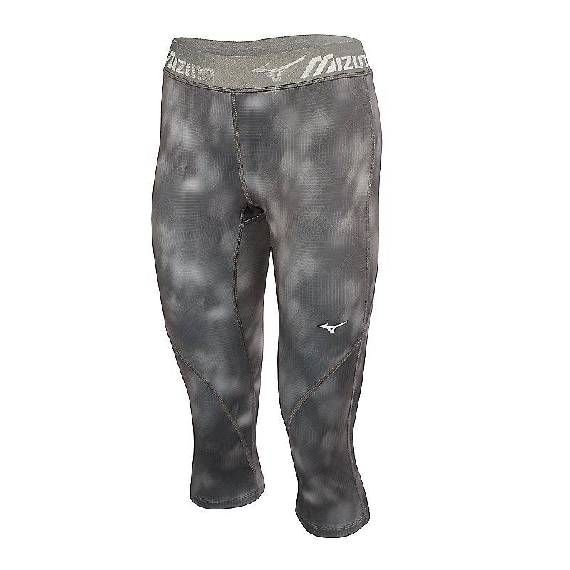 Mizuno Women S Impulse 3/4 Printed Running Tight  Size Extra Small  Lunar (9797)