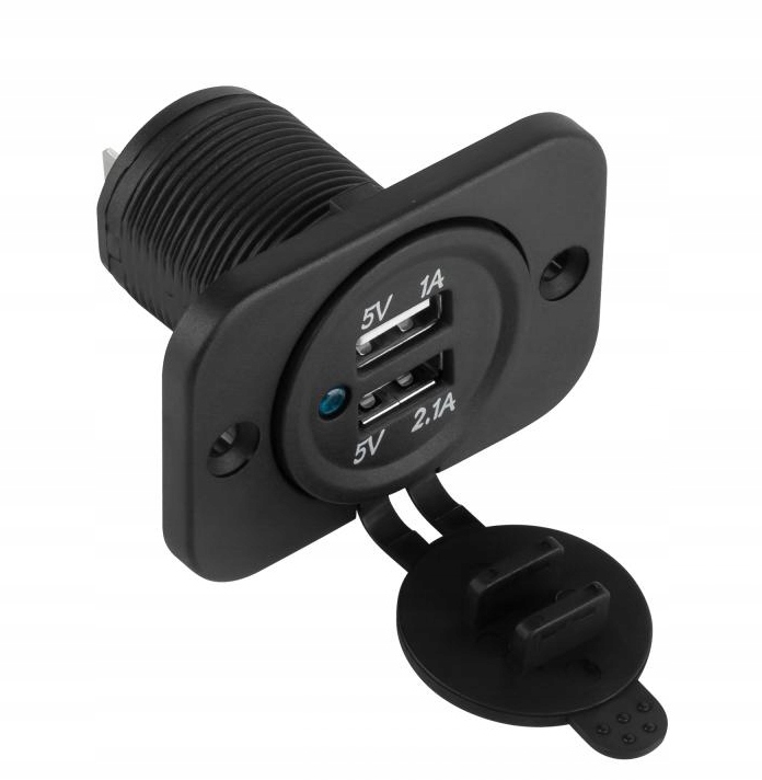 Uniwersale Gniazdo Ładowarka USB 2x Samochód B8O