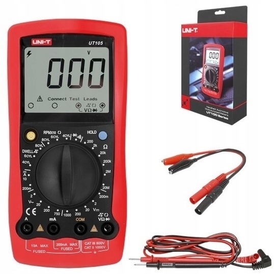 Uniwersalny Miernik Samochodowy Uni-t UT105 Obroty