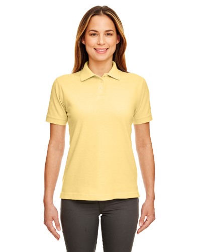 UltraClub Classic Pique Polo Plain Polo Shirt Women's 8530