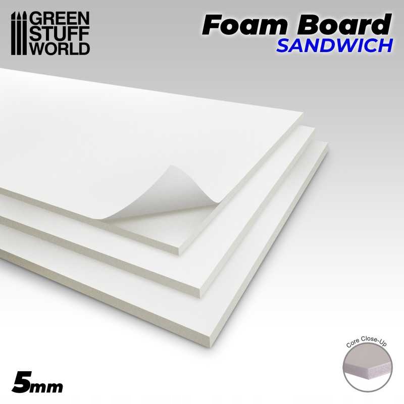 Gsw 9318 Foamboard 5 Mm 20cm X 30cm (2 Pcs) (deski