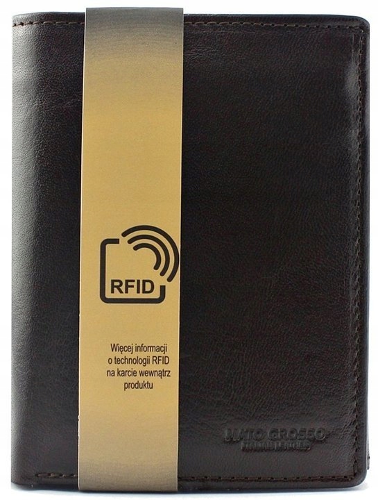 Portfel Pionowy Męski Mato Grosso 0701/17 Rfid