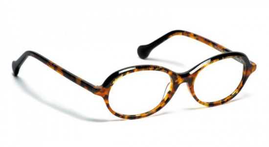 Boz by J.F. Rey BLANCA Plastic Full Frame Eyeglasses, BLANCA 9201 DEMI/STRIPES BLACK (9201)