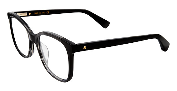 Lanvin VLN746M Plastic Eyeglasses, Black 0700