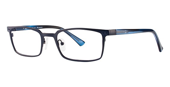 OGI Eyewear 5509 Metal Eyeglasses, 1864 Blue/ Blue Tiger