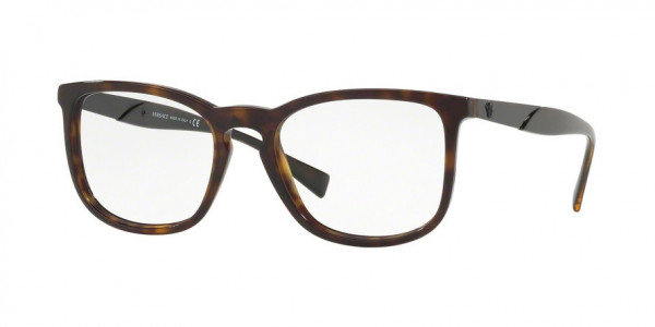 Versace Unisex Glasses Frames 3252 108 Dark Havana 52mm Mens Womens - Brown - One Size
