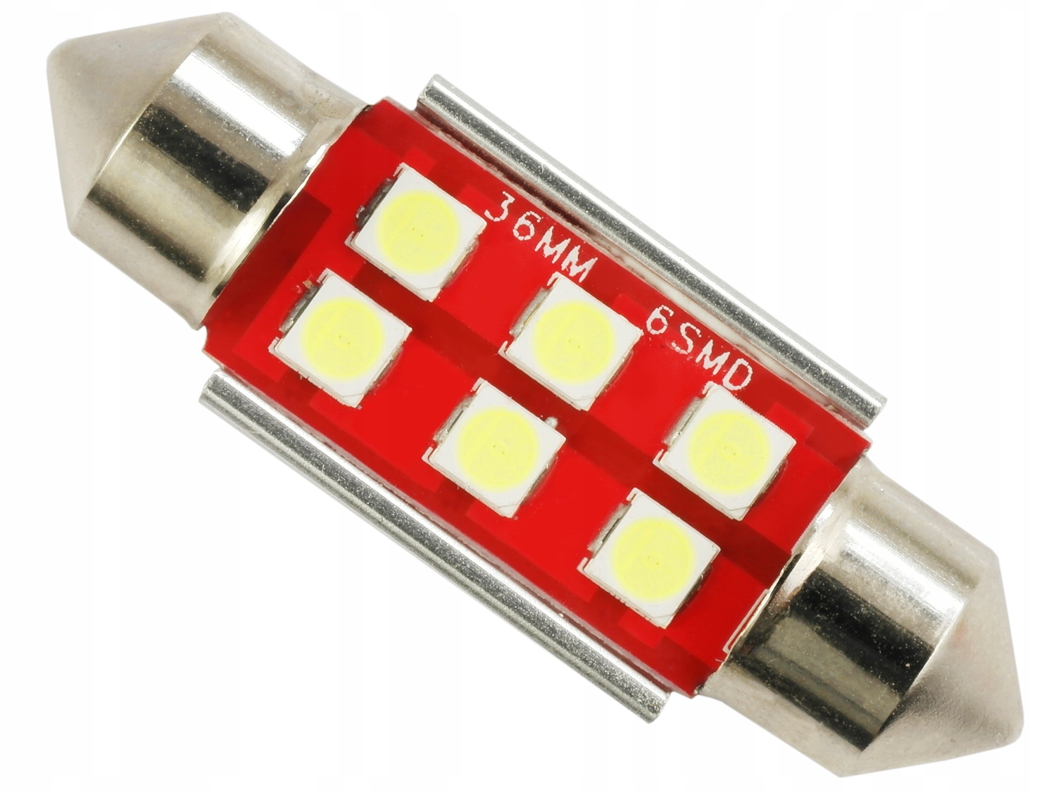 Żarówka C5W 6 LED 3535 Canbus Can Bus 12/24V 36 Mm