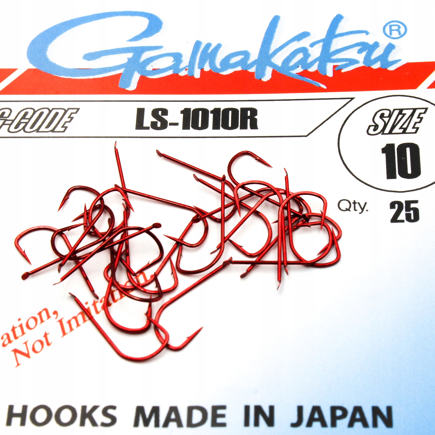 Haczyki Gamakatsu LS-1010R Red ROZ.10