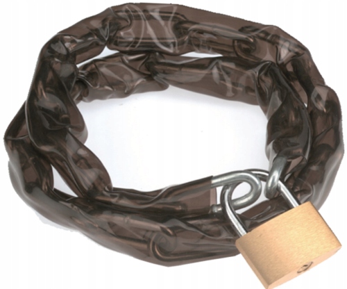 Zapięcie Rowerowe łańcuchowe Z Kłódką 90 Cm 6317